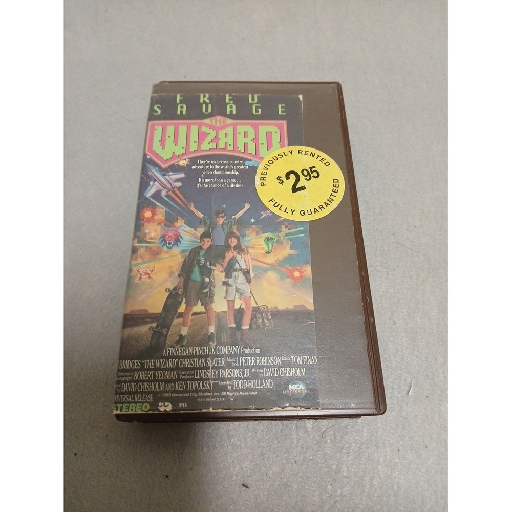 The Wizard VHS Tape 1989 Fred Savage Rental  Good Shape Mold Free!!